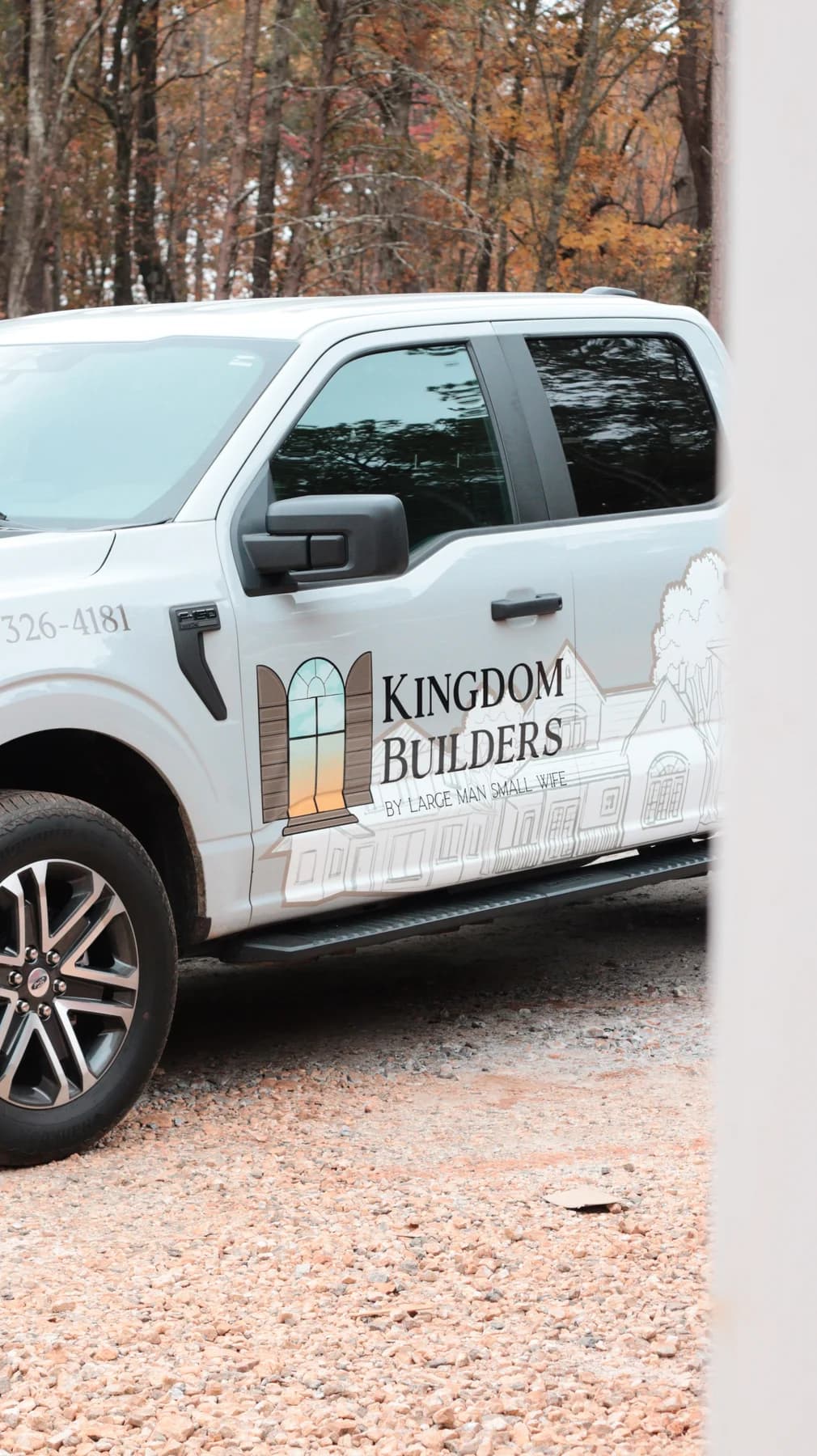 Kingdom Builders branded work truck